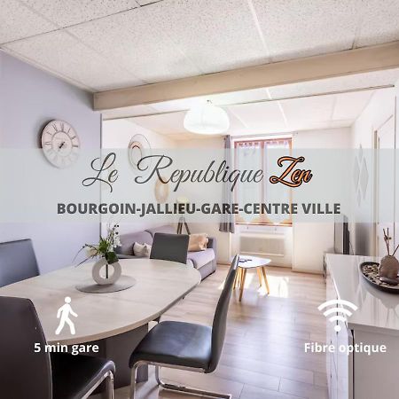 Le Republique-Gare-Centre Ville Bourgoin-Jallieu Екстериор снимка